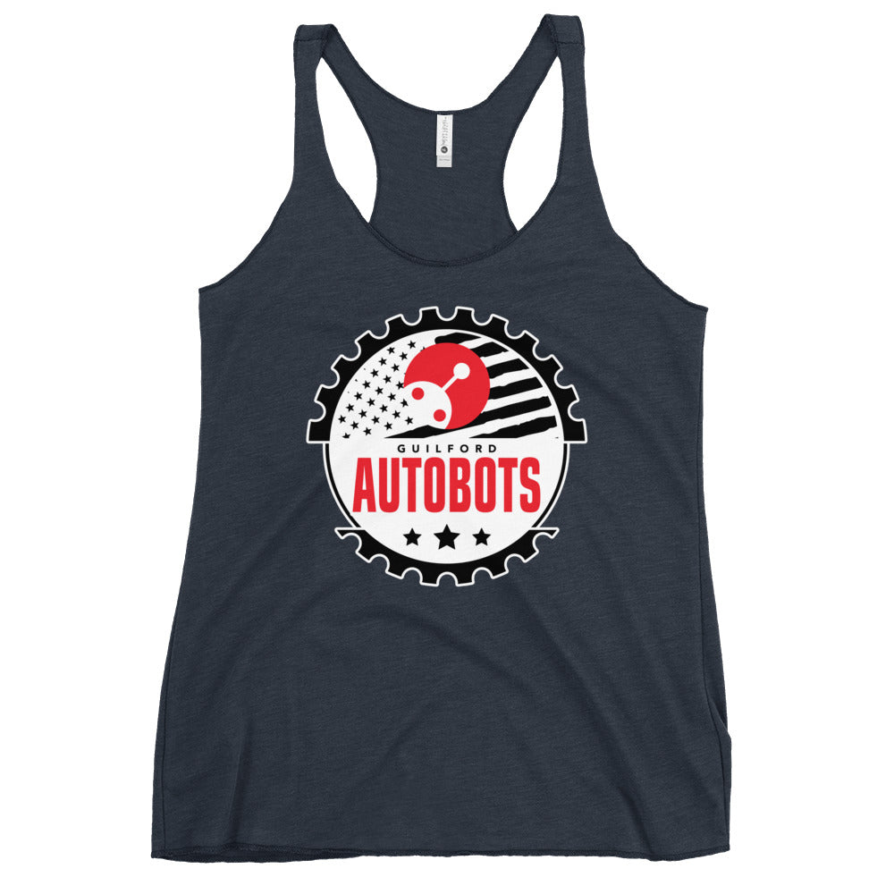 Performance | Thin Racerback Tank Top | Guilford Autobots | Emblem Logo