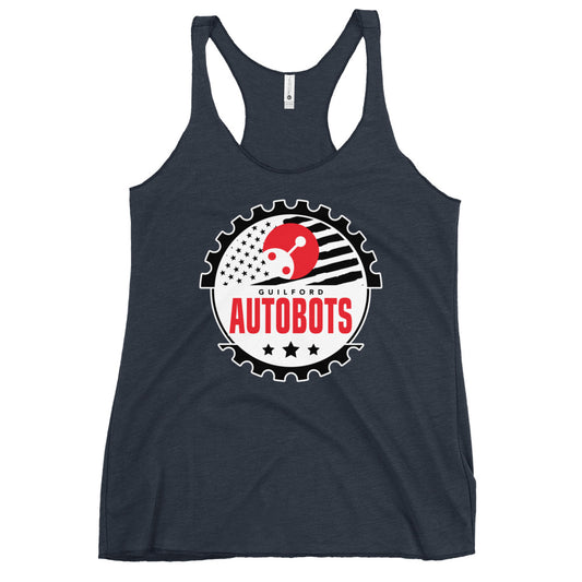 Performance | Thin Racerback Tank Top | Guilford Autobots | Emblem Logo