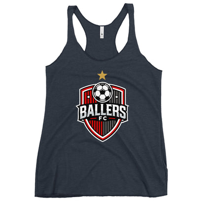 Performance | Thin Racerback Tank Top | Ballers FC | Shield Logo