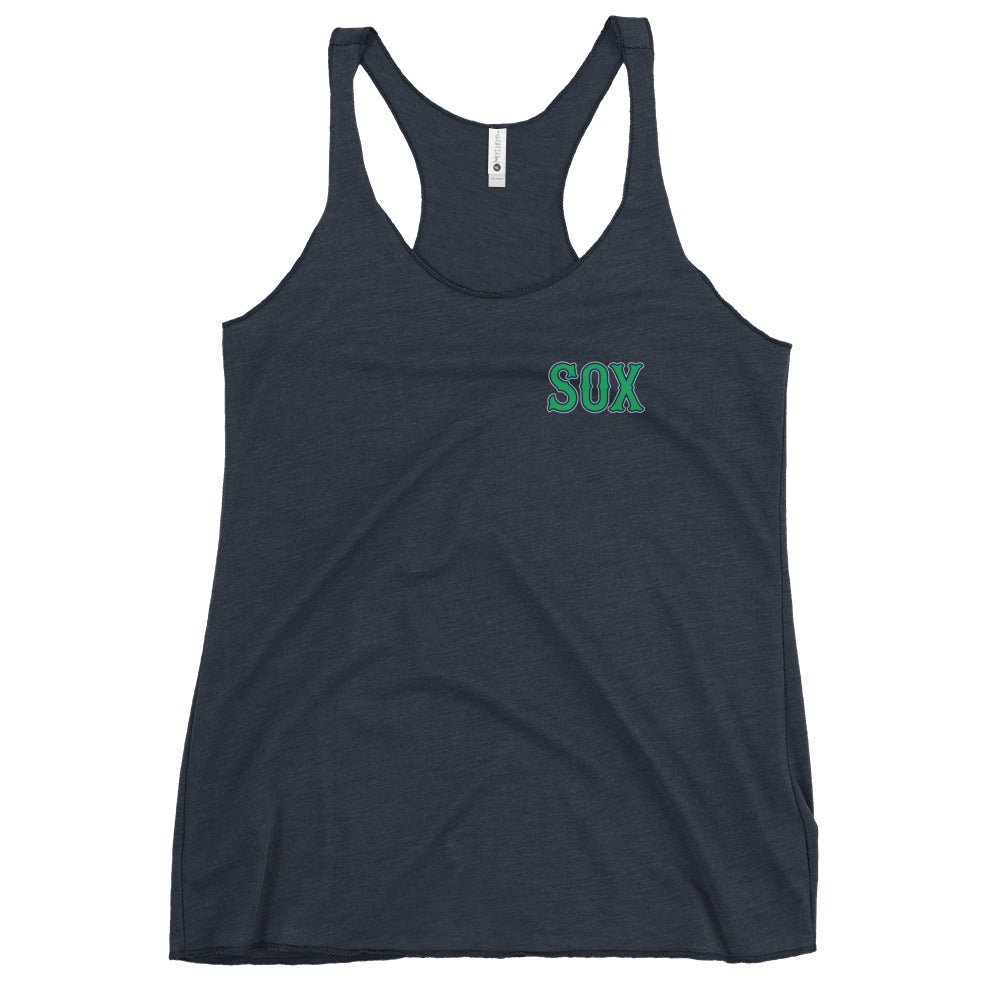 Performance | Thin Racerback Tank Top | Greenville Sox | Emblem Logo