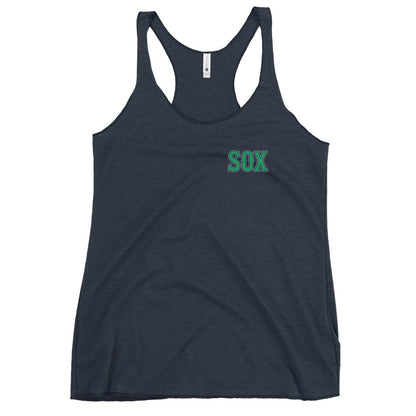 Performance | Thin Racerback Tank Top | Greenville Sox | Emblem Logo