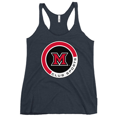 Performance | Thin Racerback Tank Top | Miami Women's Hockey | Badge Logo