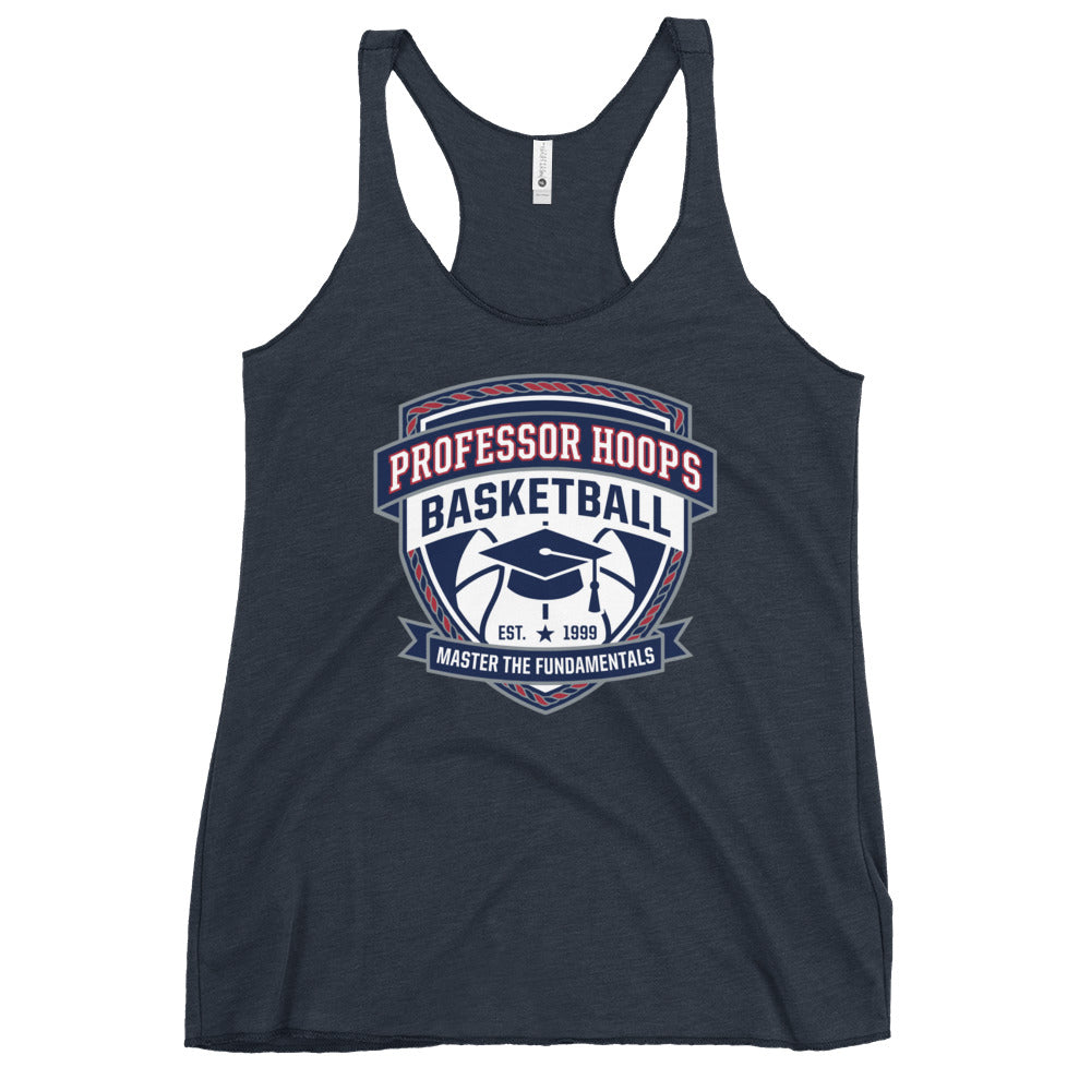 Performance | Thin Racerback Tank Top | Professor Hoops Basketball | Crest Logo