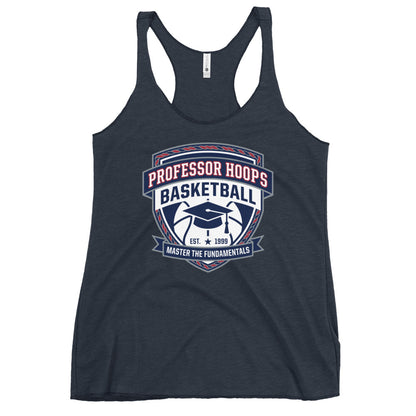 Performance | Thin Racerback Tank Top | Professor Hoops Basketball | Crest Logo