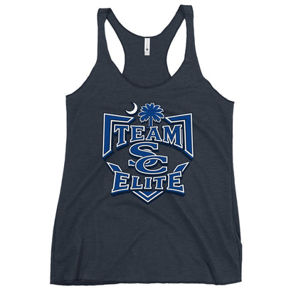 Performance | Thin Racerback Tank Top | TEAM SC ELITE | Emblem Logo