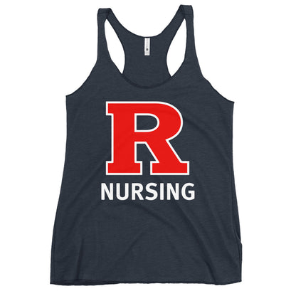 Performance | Thin Racerback Tank Top | Grand View University Nursing | Lettemark Logo