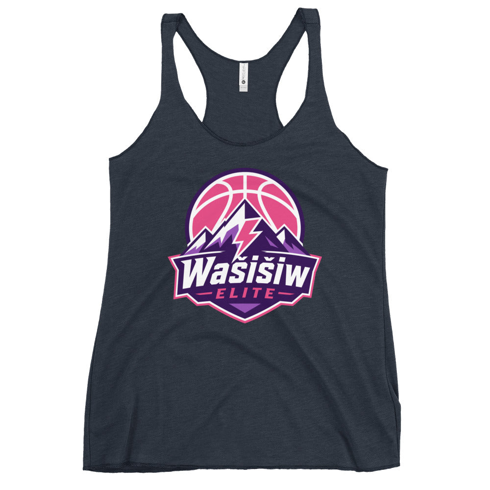 Performance | Thin Racerback Tank Top | Wašišiw Elite | Emblem Logo