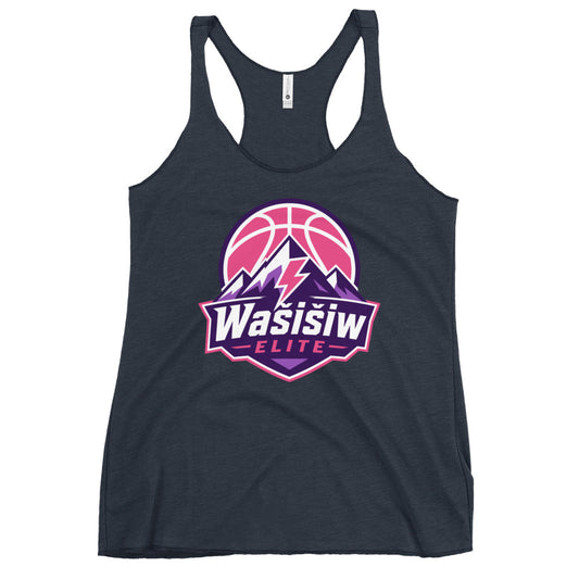 Performance | Thin Racerback Tank Top | Wašišiw Elite | Emblem Logo