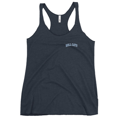 Performance | Thin Racerback Tank Top | Geneseo Mudcats | Roll Cats Script Logo