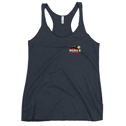 Performance | Thin Racerback Tank Top | Rebels Volleyball Club | Crest Logo
