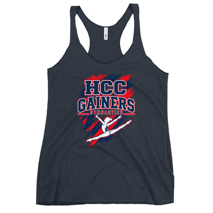 Performance | Thin Racerback Tank Top | HCC Gymnastics | Crest Logo