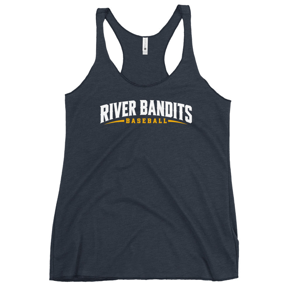 Performance | Thin Racerback Tank Top | South Bend River Bandits | Lettermark Logo