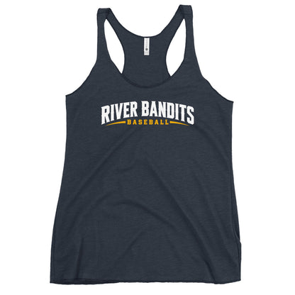 Performance | Thin Racerback Tank Top | South Bend River Bandits | Lettermark Logo