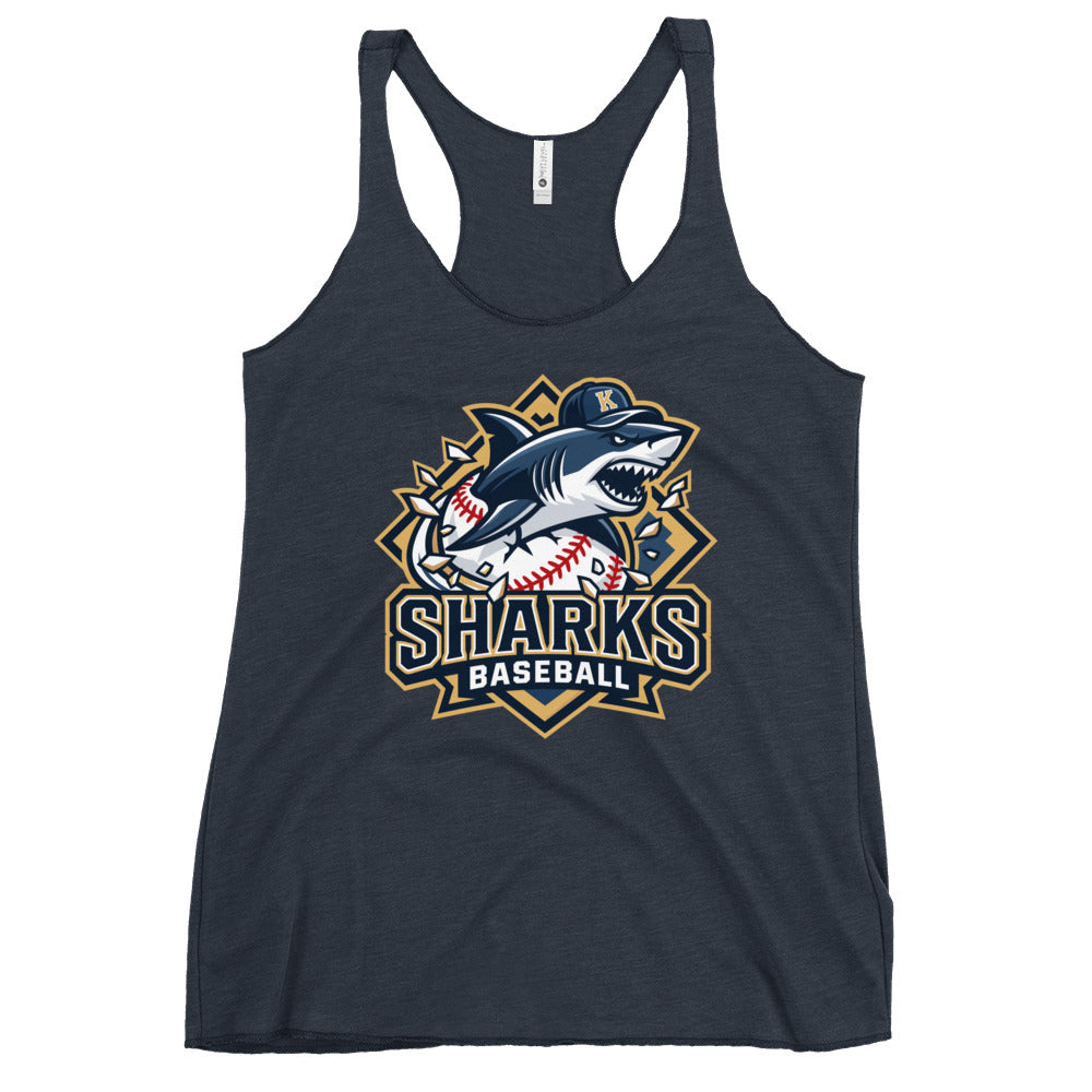 Performance | Thin Racerback Tank Top | Sharks Diamond Sports | Valor Logo