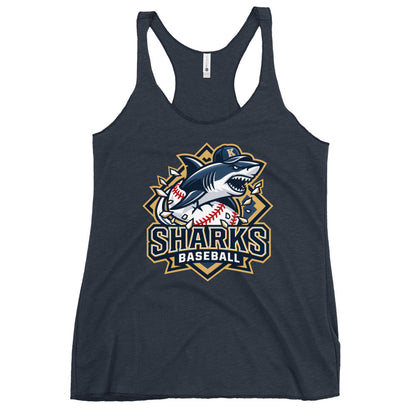 Performance | Thin Racerback Tank Top | Sharks Diamond Sports | Valor Logo