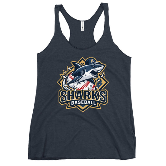 Performance | Thin Racerback Tank Top | Sharks Diamond Sports | Valor Logo
