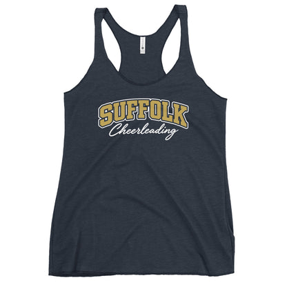 Performance | Thin Racerback Tank Top | Suffolk University Cheerleading | Valor Logo