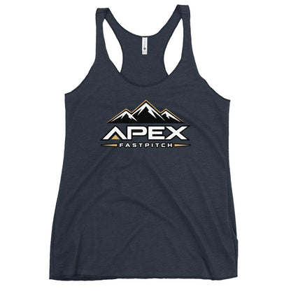 Performance | Thin Racerback Tank Top | Apex Fastpitch | Crest Logo