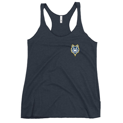Performance | Thin Racerback Tank Top | Highland youth football and cheer | Mascot Logo