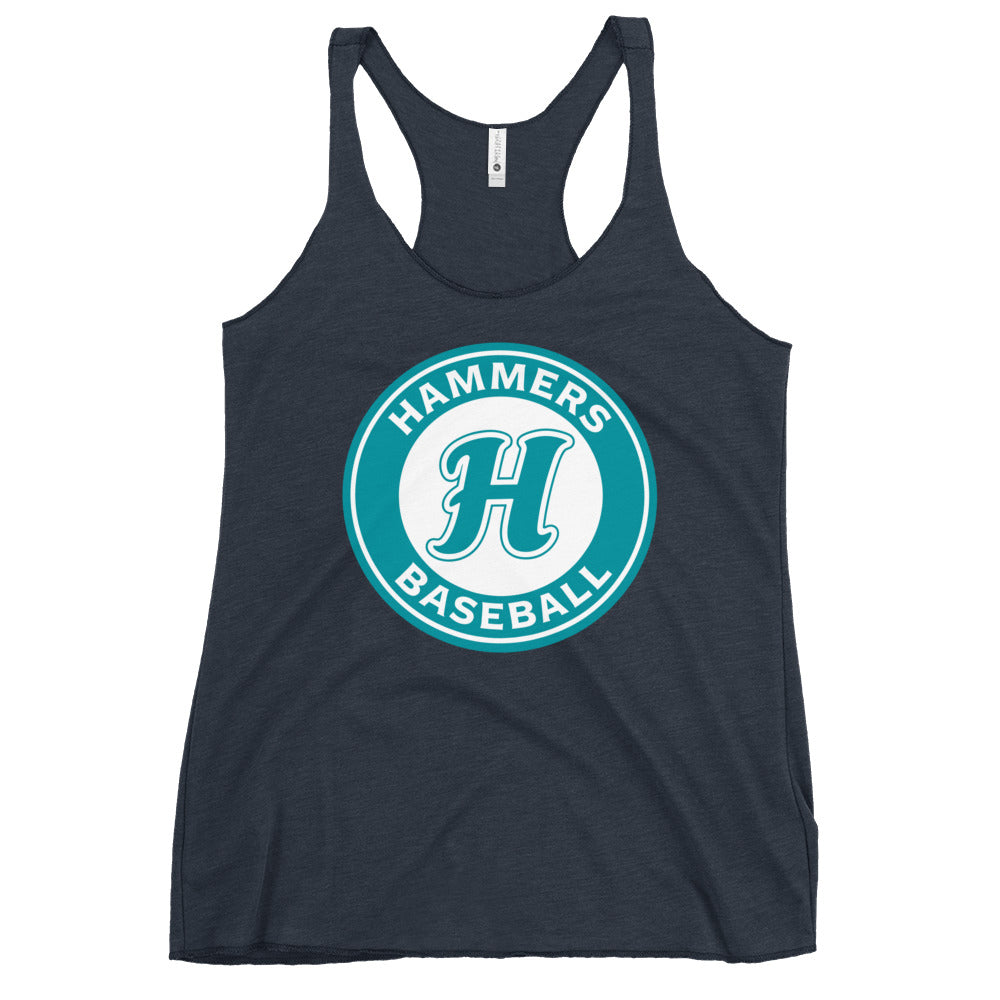 Performance | Thin Racerback Tank Top | Hammers Baseball (10U) | Badge Logo