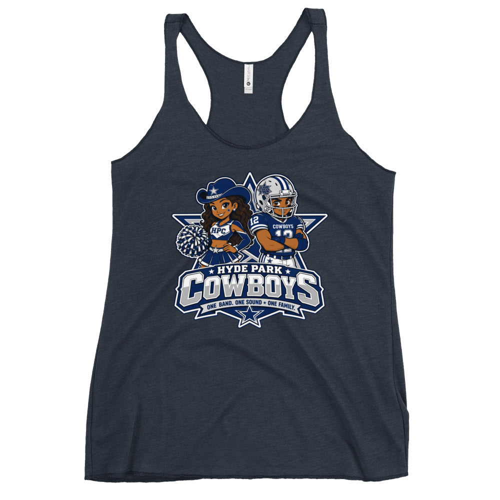 Performance | Thin Racerback Tank Top | Hyde Park Cowboys | Vanguard Logo
