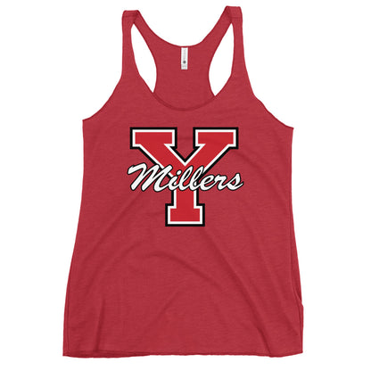 Performance | Thin Racerback Tank Top | Yukon Student Council | Crest Logo