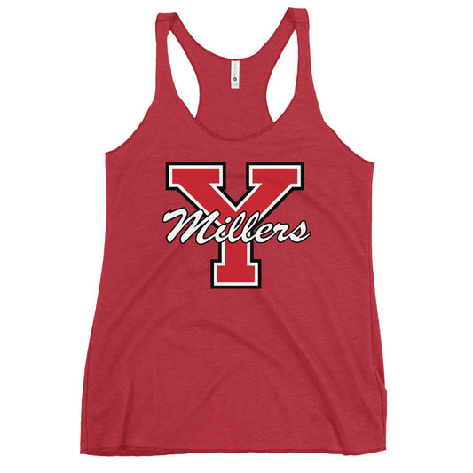 Performance | Thin Racerback Tank Top | Yukon Student Council | Crest Logo