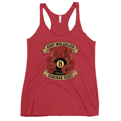 Performance | Thin Racerback Tank Top | Army War College (Seminar 8) | Crest Logo