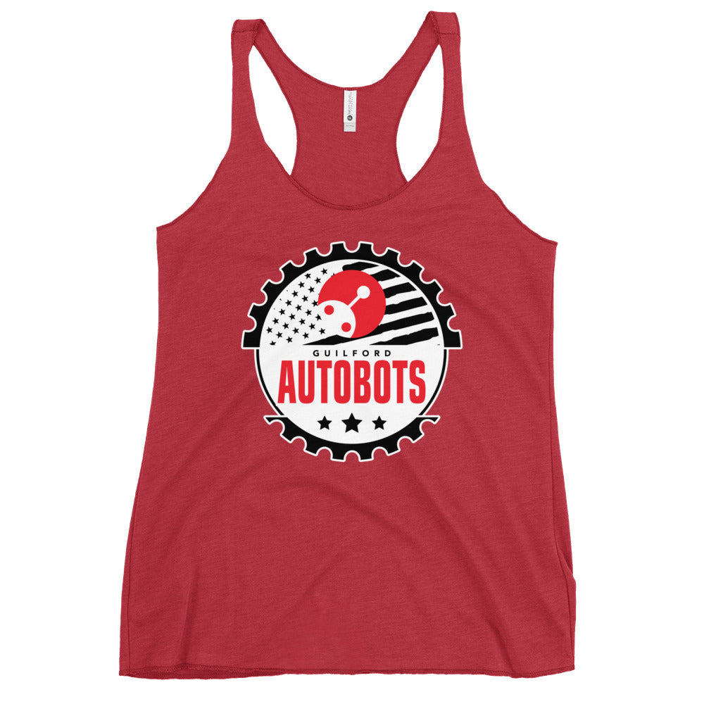 Performance | Thin Racerback Tank Top | Guilford Autobots | Emblem Logo