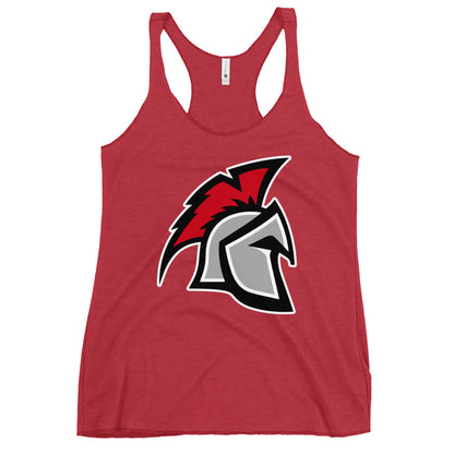 Performance | Thin Racerback Tank Top | Sanford Spartans | Emblem Logo