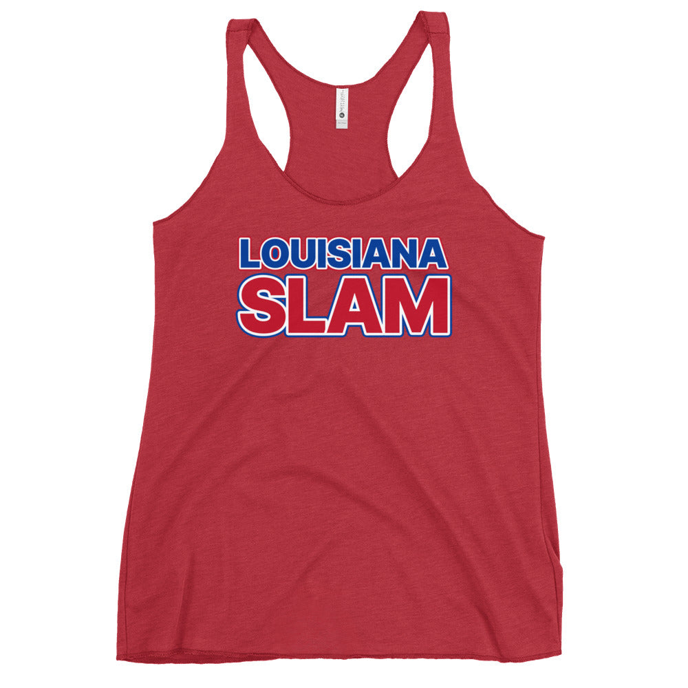 Performance | Thin Racerback Tank Top | Louisiana Slam Baseball | Lettermark  Alt Logo