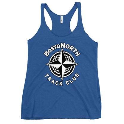 Performance | Thin Racerback Tank Top | Boston-North Track Club | Crest Logo
