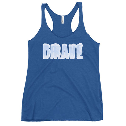 Performance | Thin Racerback Tank Top | Brave Like Ben | Braveheart Logo