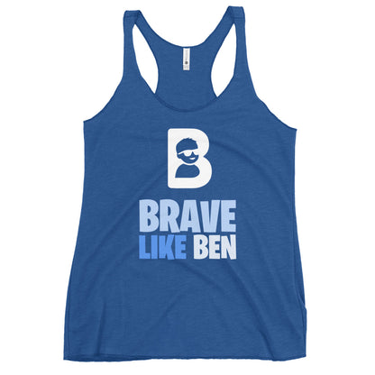 Performance | Thin Racerback Tank Top | Brave Like Ben | Braveheart Logo