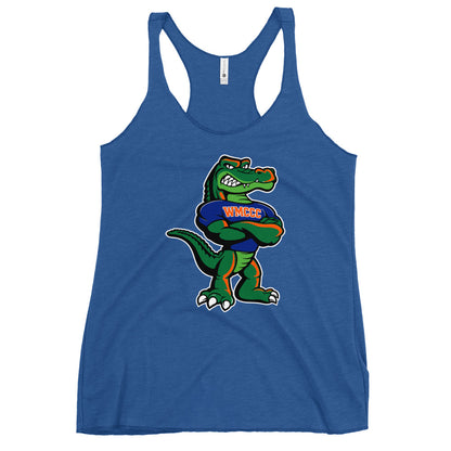 Performance | Thin Racerback Tank Top | West Memphis Community Christian College Gators | Mascot Logo