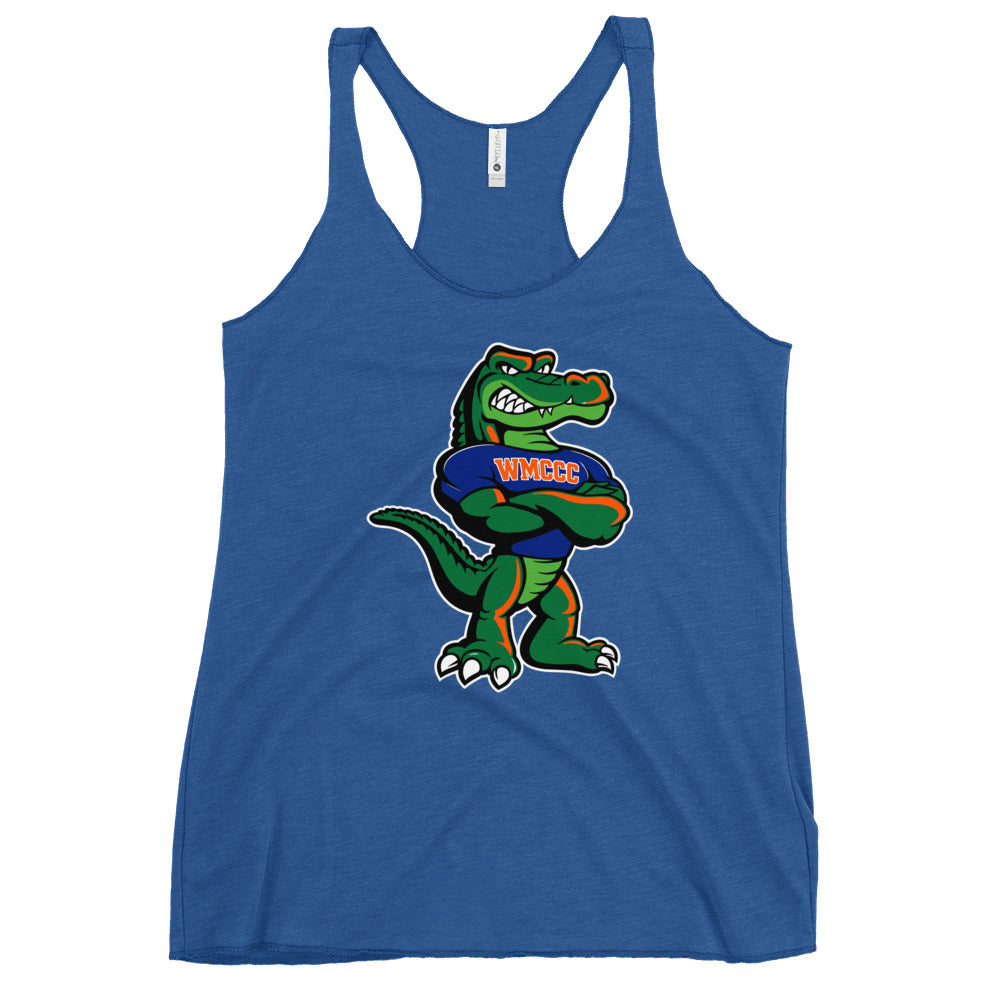 Performance | Thin Racerback Tank Top | West Memphis Community Christian College Gators | Mascot Logo