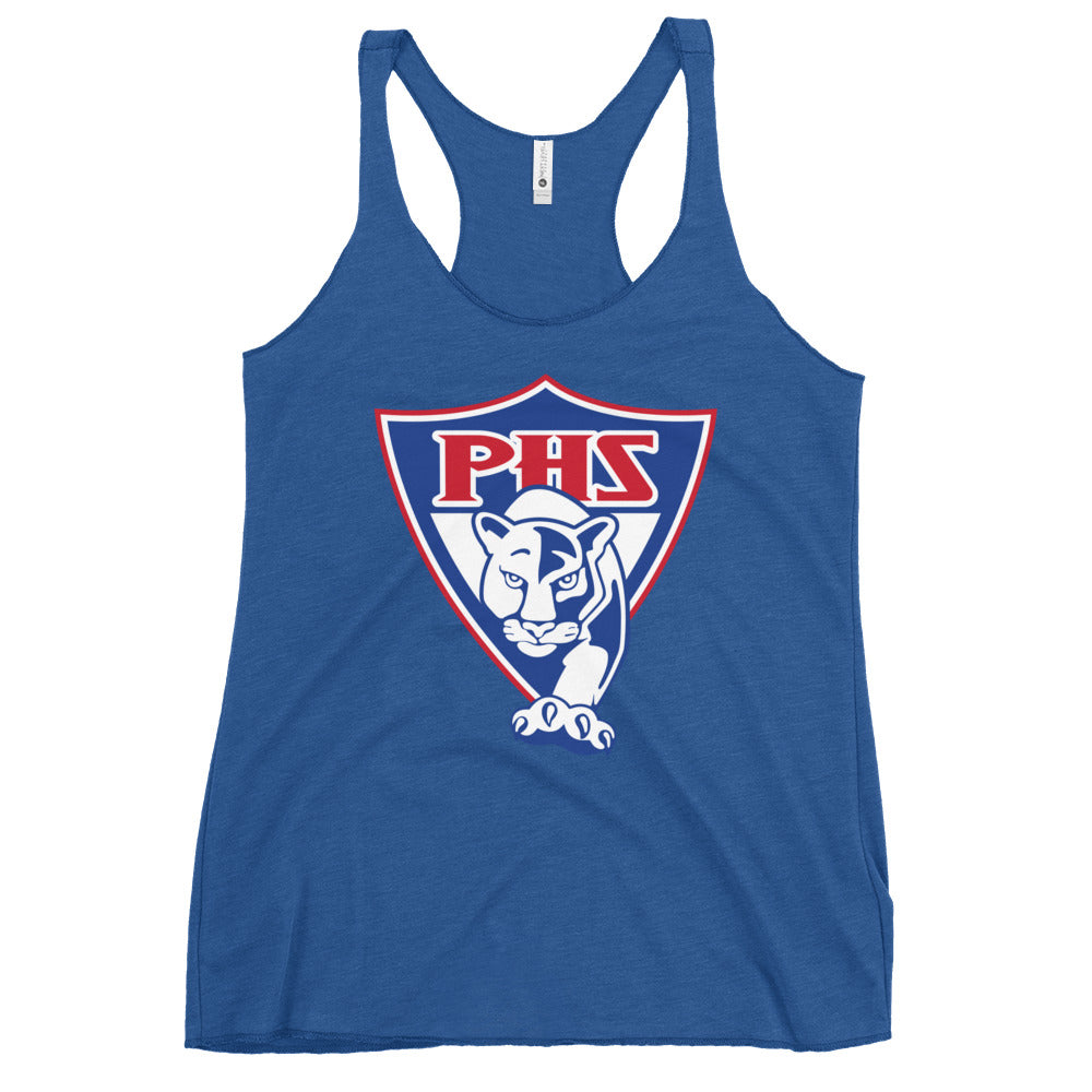 Performance | Thin Racerback Tank Top | Palmyra Softball | Shield Logo