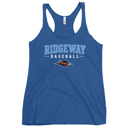 Performance | Thin Racerback Tank Top | Ridgeway High School Baseball | Athletics Logo