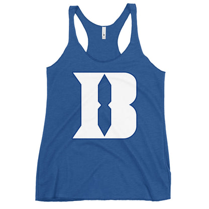 Performance | Thin Racerback Tank Top | Blueblacks Football Club | Crest Logo