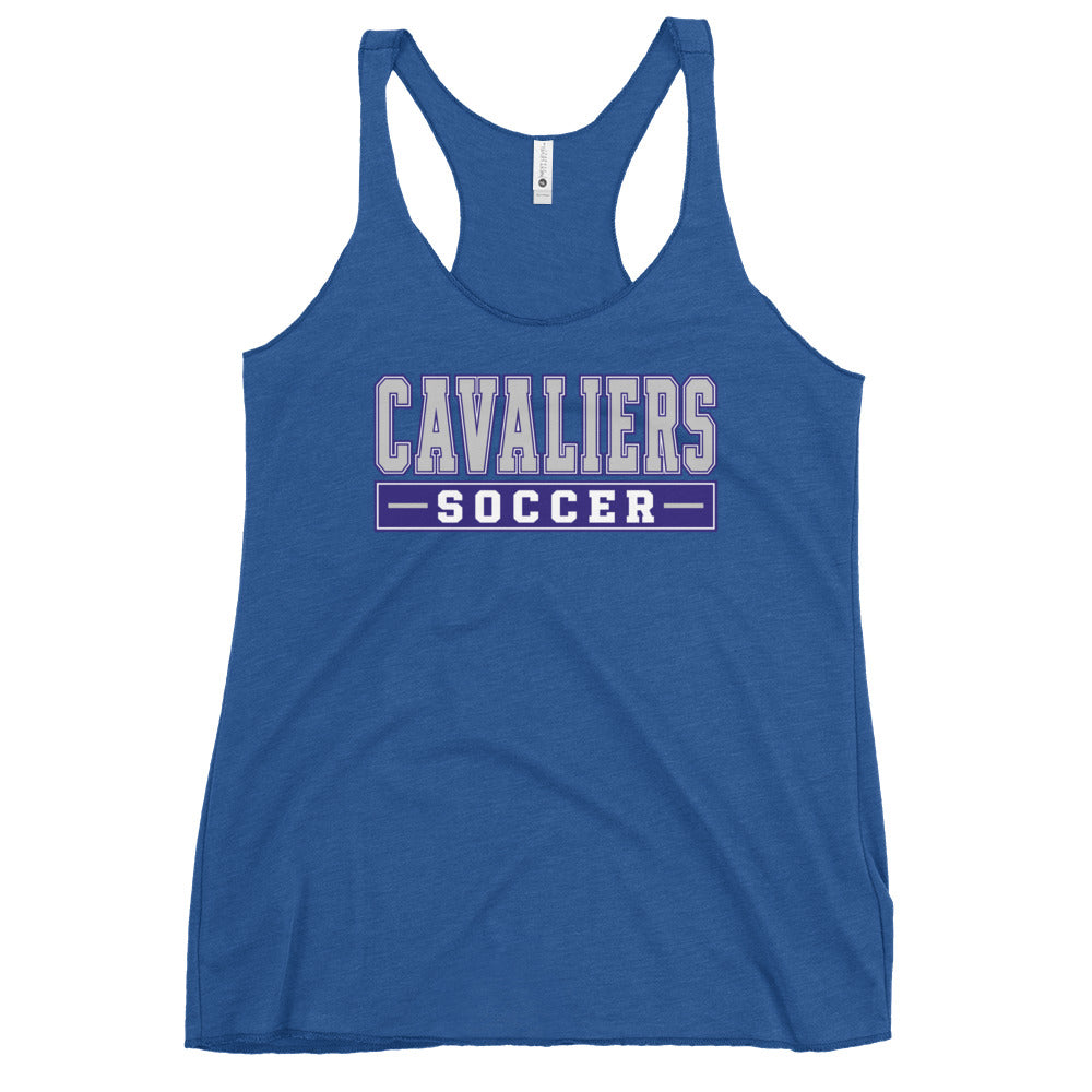 Performance | Thin Racerback Tank Top | STM Soccer | Modern Script Logo