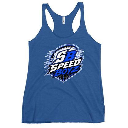 Performance | Thin Racerback Tank Top | Blackout Boyz | SB Speed Crest Logo