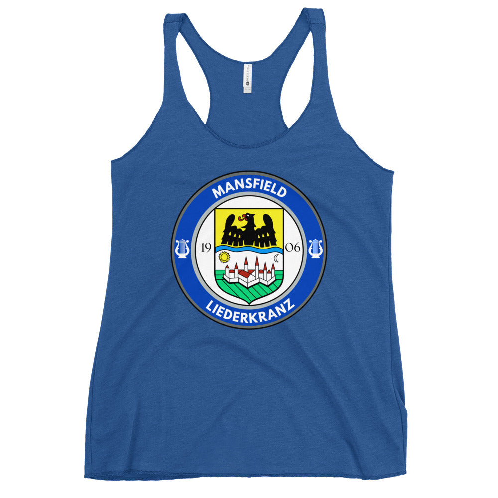 Performance | Thin Racerback Tank Top | Liederkranz Soccer Club | Badge Logo