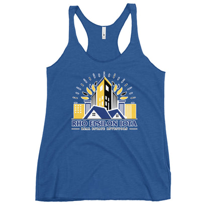 Performance | Thin Racerback Tank Top | Rho | Emblem Logo