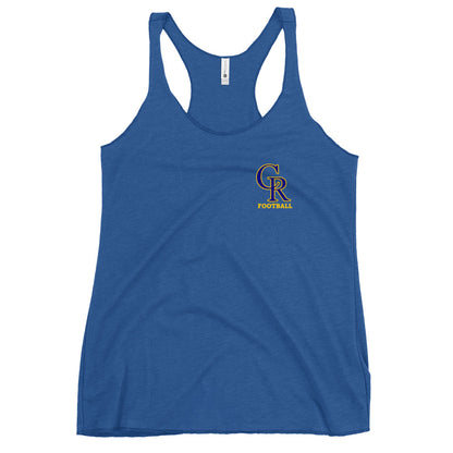Performance | Thin Racerback Tank Top | Chestnut Ridge Lions Football | Lettermark Logo