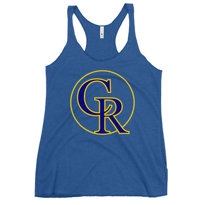 Performance | Thin Racerback Tank Top | Chestnut Ridge Lions Football | Crest Logo