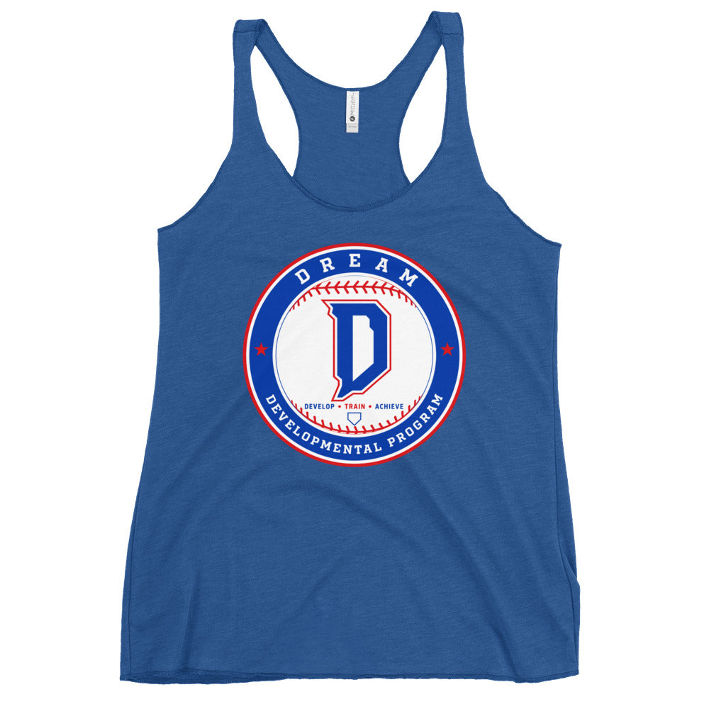 Performance | Thin Racerback Tank Top | Dream Developmental Program | Badge Logo