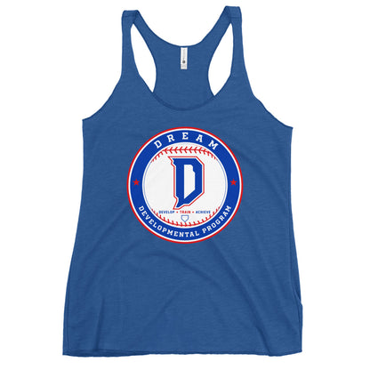 Performance | Thin Racerback Tank Top | Dream Developmental Program | Badge Logo