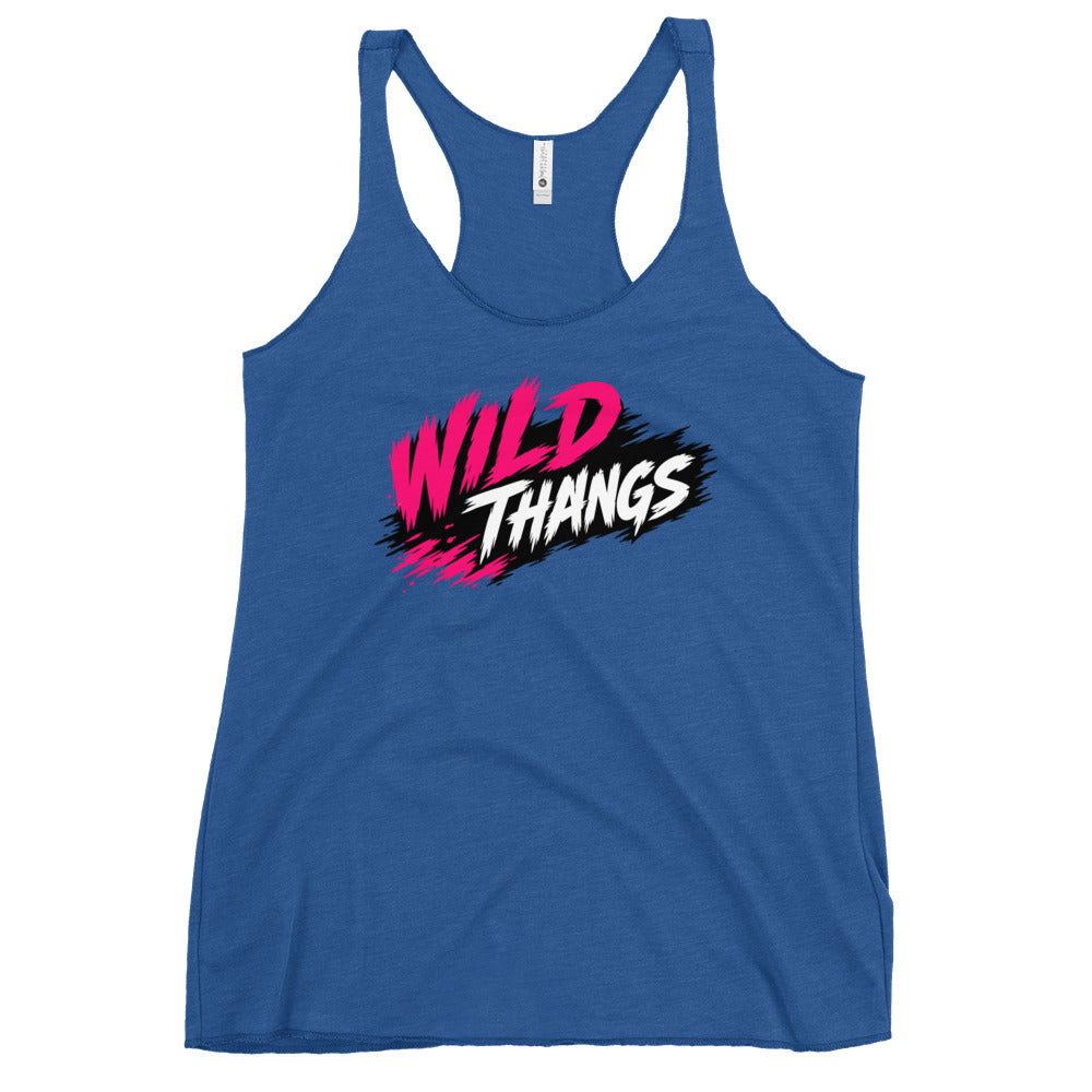 Performance | Thin Racerback Tank Top | Wild Thangs | Crest Logo