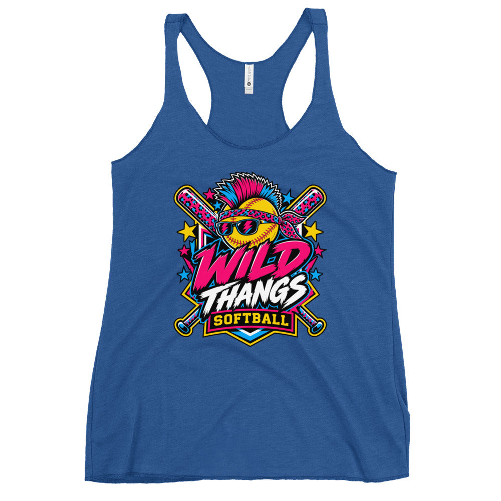 Performance | Thin Racerback Tank Top | Wild Thangs | Valor Logo