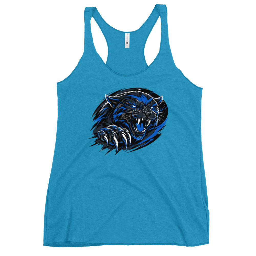 Performance | Thin Racerback Tank Top | Blackout Boyz | Emblem Logo